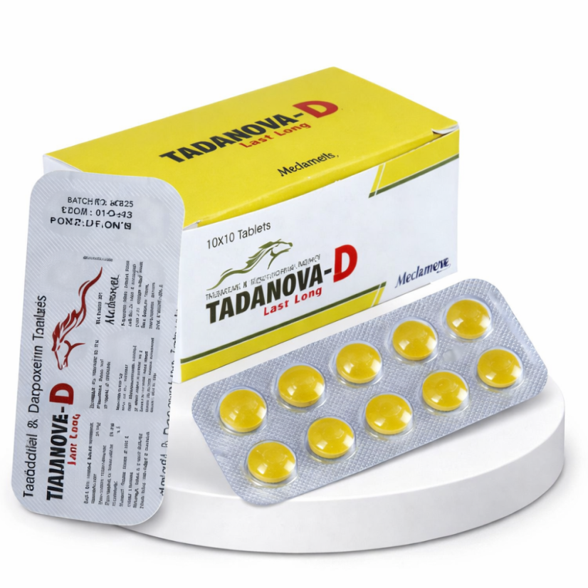 Tadanova D Last Long 80 mg – kombinace pro erekci a výdrž