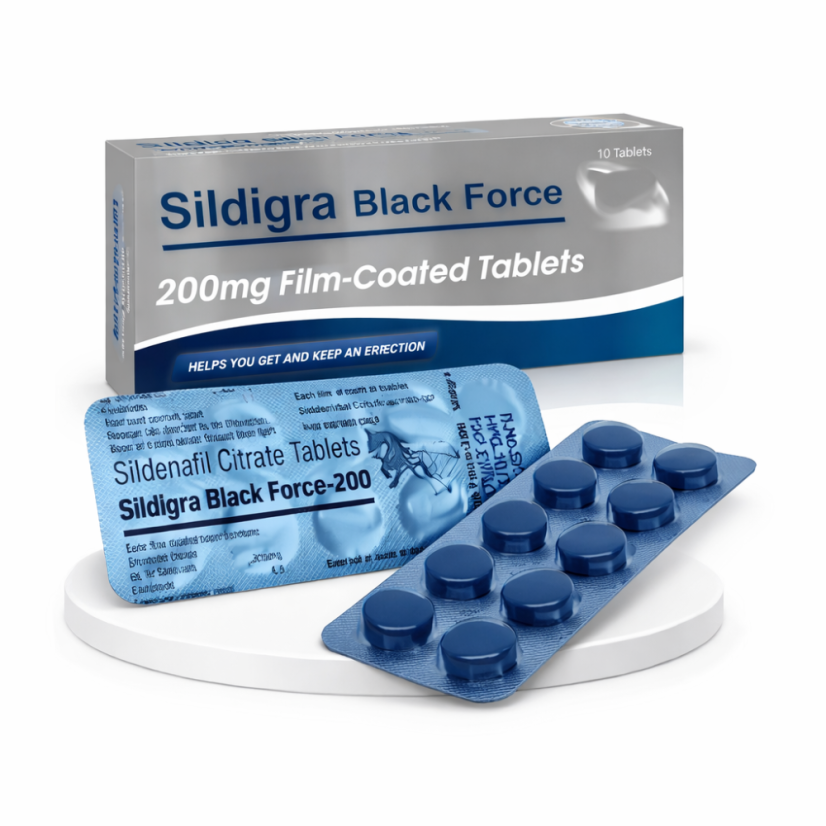 Sildigra Black Force 200 mg (Sildenafil) – tablety na erekci