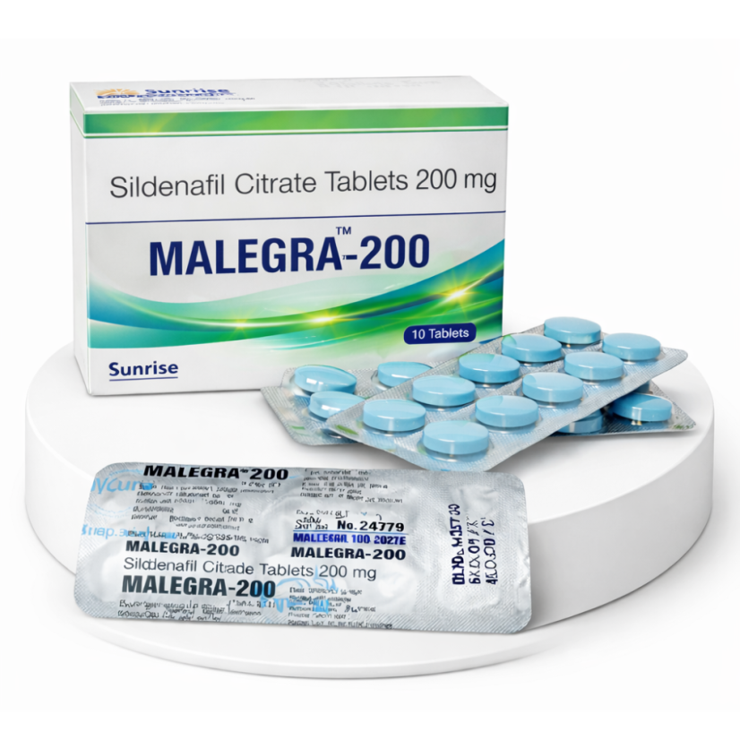 Malegra 200 mg – nejsilnější řešení pro váš výkon